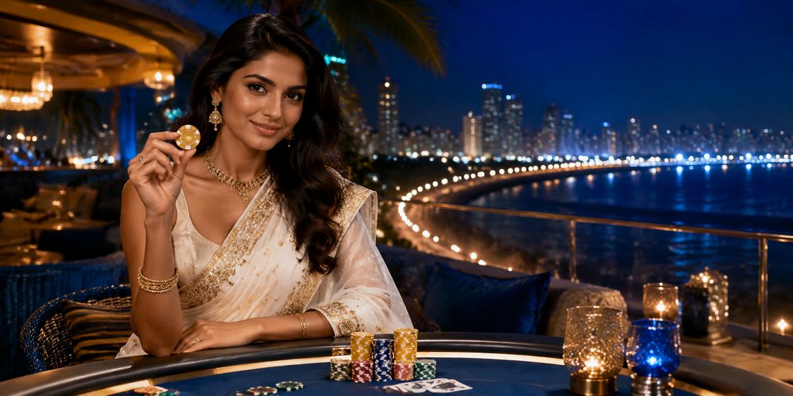 Gaming players registering for an online poker game at Mumbai Marine Drive
