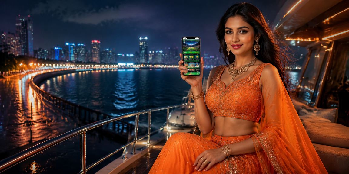 Mumbai Marine Drive illuminated at night symbolizing secure sports betting and entertainment